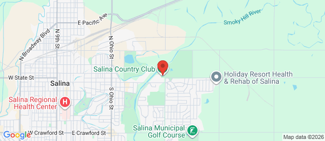 Map for Salina Country Club