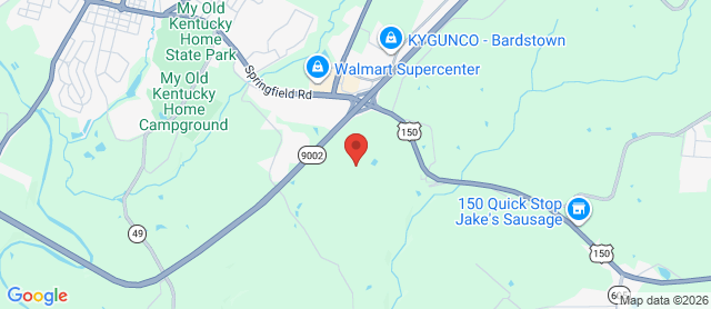Map for Bardstown Country Club