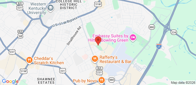 Map for Crosswinds Golf Course