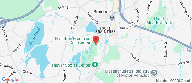 Map for Braintree Municipal Golf Club