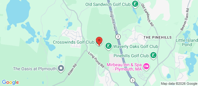 Map for Crosswinds Golf Club