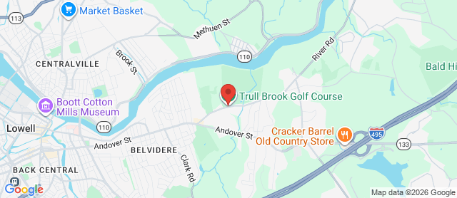 Map for Trull Brook Golf Course