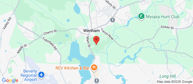 Map for Wenham Country Club