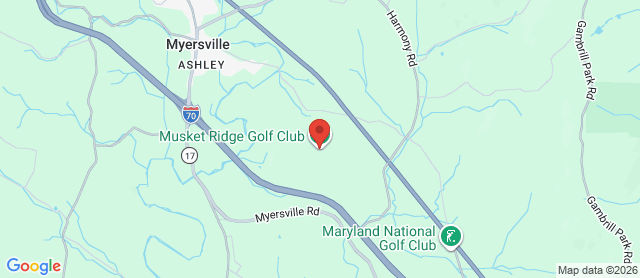 Map for Musket Ridge Golf Club