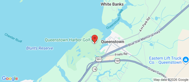 Map for Queenstown Harbor Golf Links