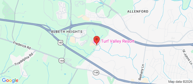 Map for Turf Valley Resort