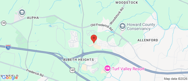 Map for Waverly Woods Golf Club