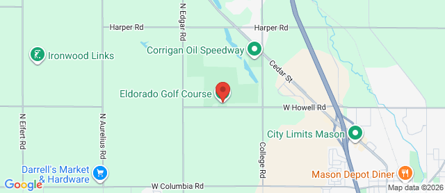 Map for El Dorado Golf Course