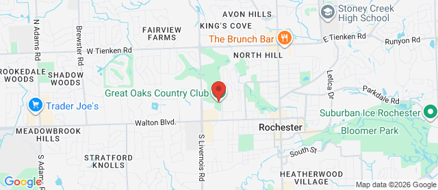 Map for Great Oaks Country Club