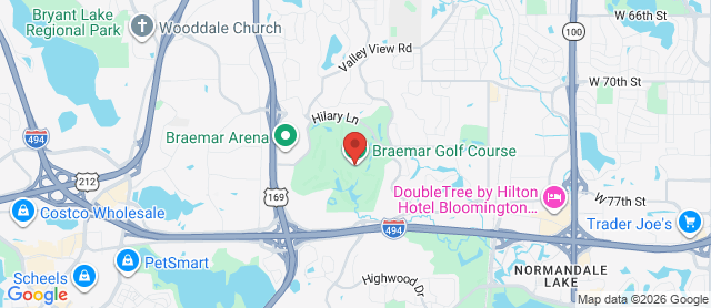 Map for Braemar Golf Club
