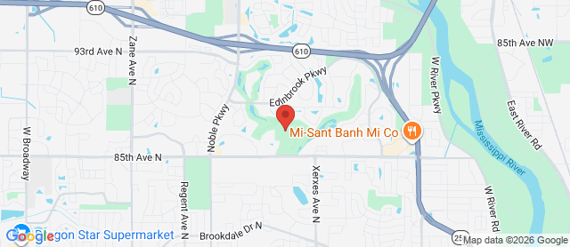 Map for Edinburgh USA Golf Course
