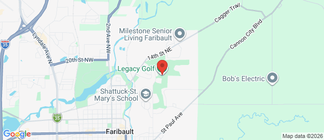 Map for Legacy Golf