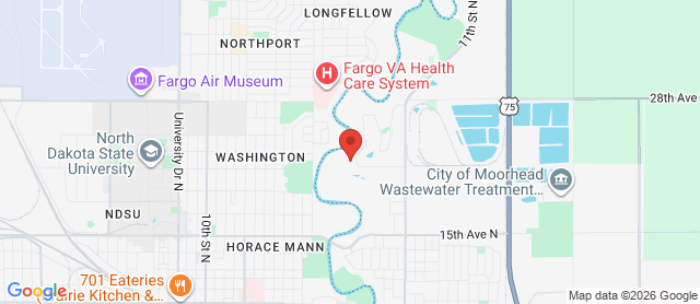 Map for Moorhead Country Club