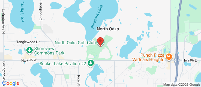 Map for North Oaks Golf Club