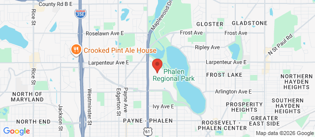 Map for Phalen Park Golf Course