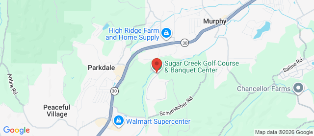 Map for Sugar Creek Golf Course