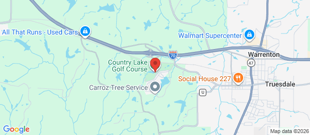 Map for Country Lake Golf Club