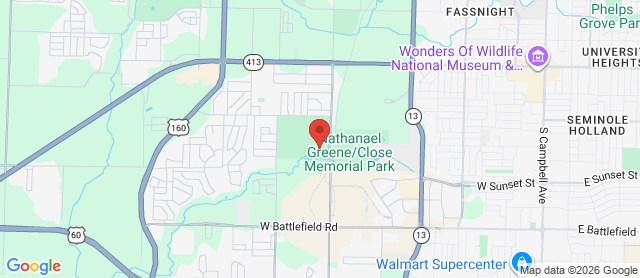 Map for Horton Smith Municipal Golf Club