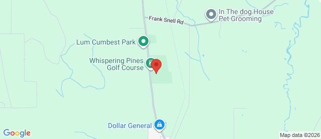 Map for Whispering Pines/Jackson County Golf Course