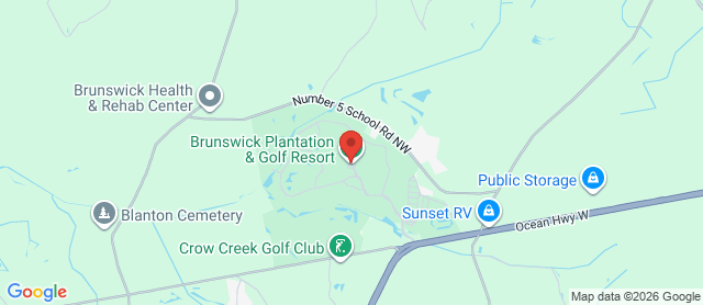 Map for Brunswick Plantation & Golf Resort