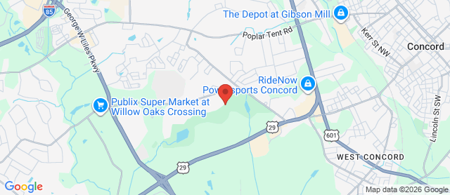 Map for Cabarrus Country Club