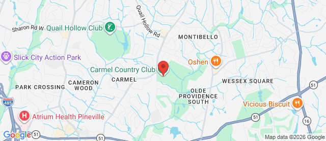 Map for Carmel Country Club