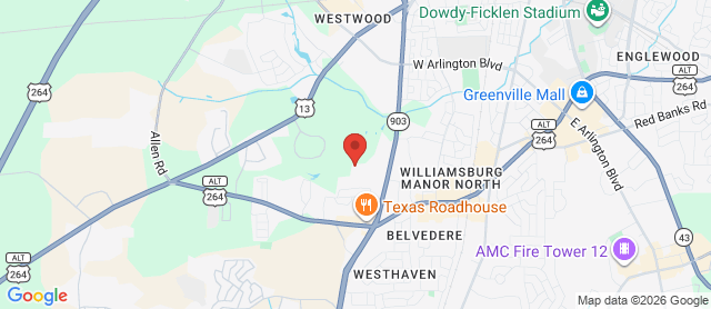 Map for Greenville Country Club