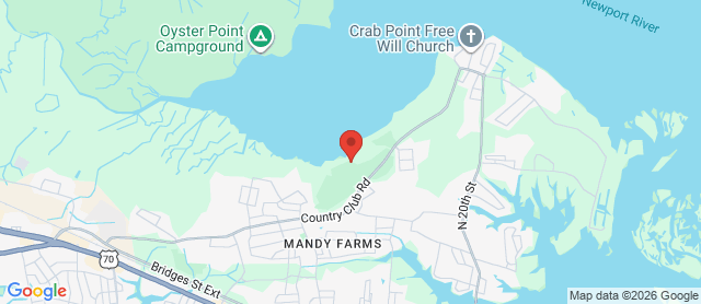 Map for Morehead City Country Club