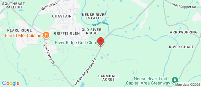 Map for River Ridge Golf Club