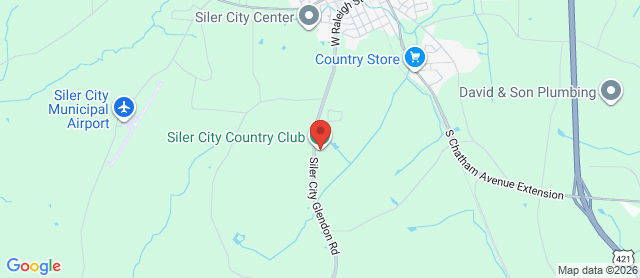 Map for Siler City Country Club