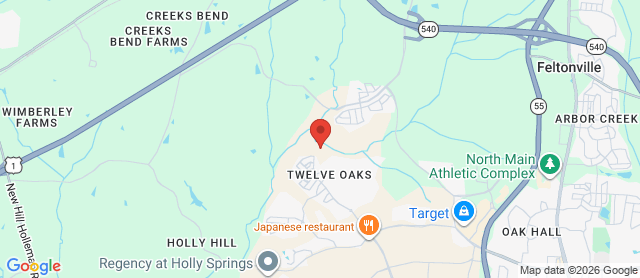 Map for The Club at 12 Oaks