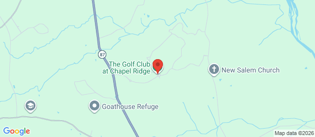 Map for The Golf Club at Chapel Ridge
