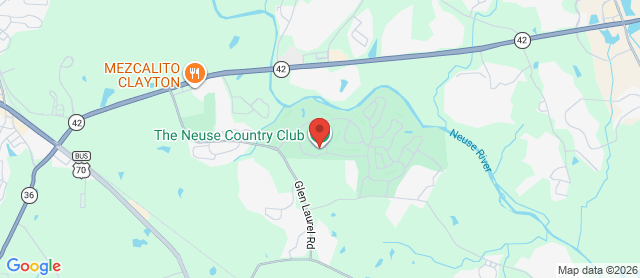 Map for The Neuse Golf Club
