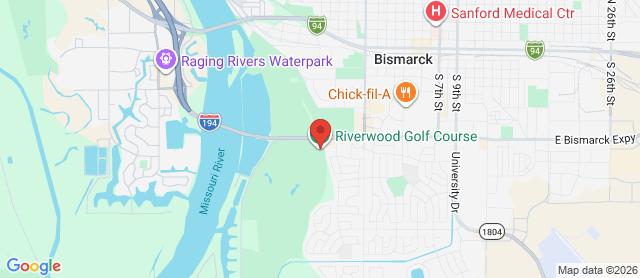 Map for Riverwood Golf Course