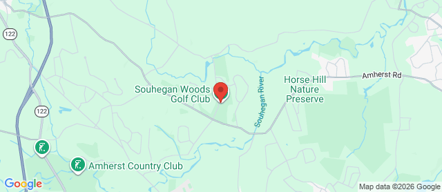 Map for Souhegan Woods Golf Club