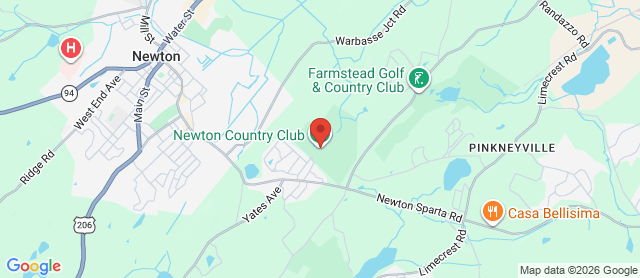 Map for Newton Country Club