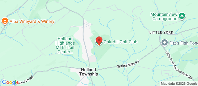 Map for Oak Hill Golf Club