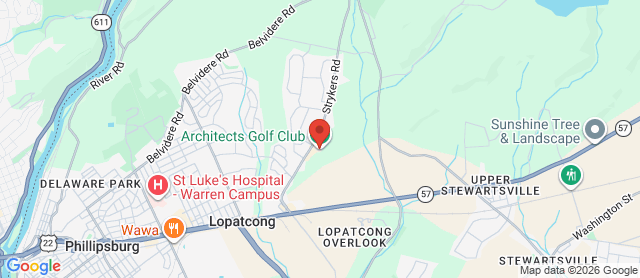 Map for The Architects Golf Club