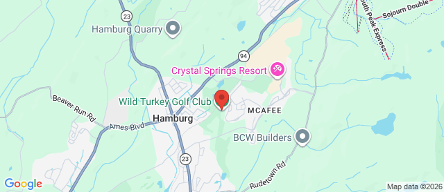 Map for Wild Turkey Golf Club