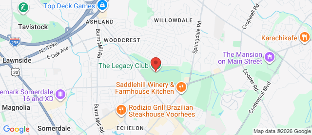 Map for The Legacy Club at Woodcrest