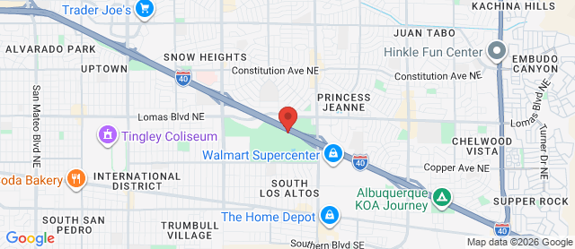 Map for Los Altos Golf Club
