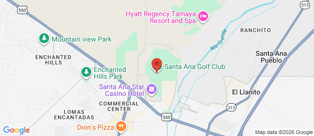 Map for Santa Ana Golf Club
