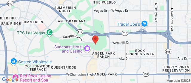 Map for Angel Park Golf Club