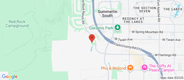 Map for Bears Best Las Vegas