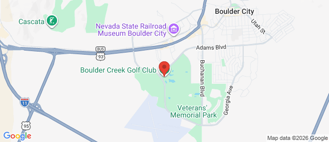 Map for Boulder Creek Golf Club