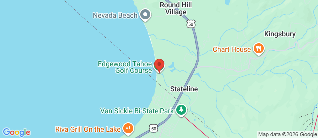 Map for Edgewood Tahoe Golf Course