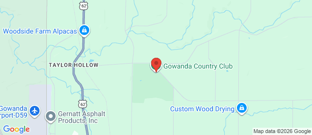 Map for Gowanda Country Club