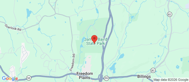 Map for James Baird Golf Course