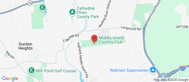 Map for Middle Island Country Club