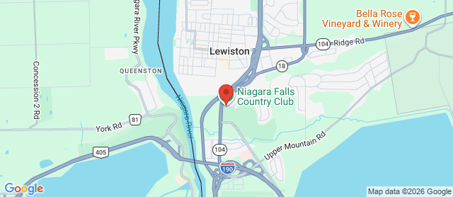 Map for Niagara Falls Country Club